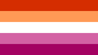 Lesben Pride-Flagge